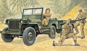 ITA0314 - JEEP Willys om in elkaar te zetten en te schilderen