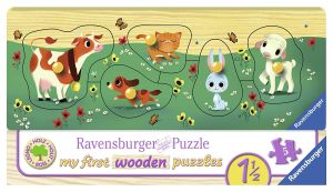 RAV03235 - Mijn eerste houten puzzels - Mijn dierenvrienden