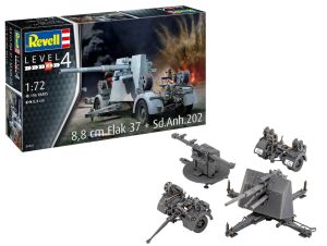 REV03325 - 8;8 cm Flak 37 + Sd.Anh.202 om te monteren en te schilderen