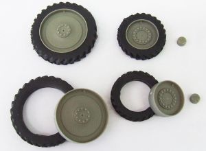 ART04211 - 4 Smalle wielen - Voor 43;5 mm - Achter 59 mm