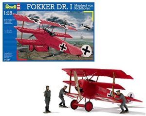 REV04744 - Fokker Dr.I Richthofen vliegtuig om in elkaar te zetten en te schilderen