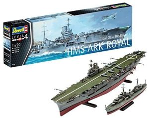 REV05149 - HMS Ark Royal & Tribal Class Destroyer vliegdekschip om te monteren en te schilderen