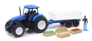 NEW05523A - NEW HOLLAND T7 270 met aanhanger en toebehoren