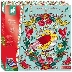 JAN07829 - Pailletten en vergulden van vogels