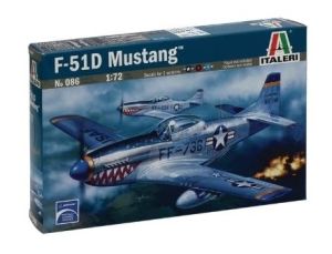 ITA0086 - F-51D Mustang-vliegtuig om te monteren en te schilderen