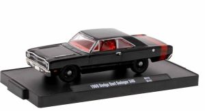 M2M-11228-111-A - Dodge Dart Swinger 340 uit 1969, zwart met rood, nog in de originele verpakking.
