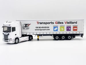 ELI118080 - SCANIA S500 4x2 met dekzeilaanhangwagen 3 Assen - Transport GILLES VIEILLARD