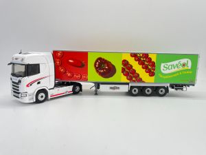 ELI118155 - SCANIA R450 4x2 SAT met 3 Assen aanhanger - Transport SAVEOL