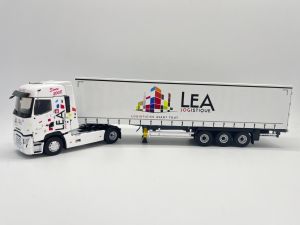ELI118163 - RENAULT T520 HIGH 4x2 2021 met 3 Asaanhangwagen - Transport LEA LOGISTIQUE