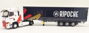 ELI118313 - RENAULT T High 4x2 2021 met Tautliner aanhangwagen dekzeil bedekt 3 Assen - Transports RIPOCHE