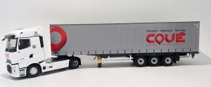 ELI118539 - RENAULT T HIGH 4x2 2023 met schuifzeilaanhanger, COUE Transport