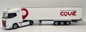 ELI118541 - DAF XG 4x2 met 3-assige koelaanhanger, COUE Transport