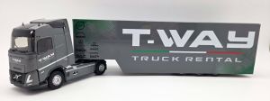 ELI118576 - VOLVO FH500 Aero 4x2 met 3-assige racetrailer T-WAY