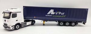 ELI118609 - MERCEDES-BENZ E Actros 4x2 met ALTRANS AIR'PUR 3-assige schuifzeiloplegger