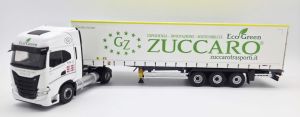 ELI118851 - IVECO S-WAY NP 4x2 met 3-assige schuifzeiltrailer, ZUCCARO TRANSPORTI BIANCO