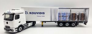 ELI118886 - MERCEDES-BENZ eActros 600 4x2 met 3-assige schuifzeiloplegger (KOUVIDIS)