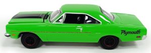 GREEN13370-B - PLYMOUTH Road Runner 1970 groen uit de GL MUSCLE-serie, nog in de originele blisterverpakking.