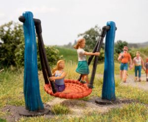 NOC13402 - Vogelnestschommel met microbeweging - 7,6 x 3,6 x 7,5 cm