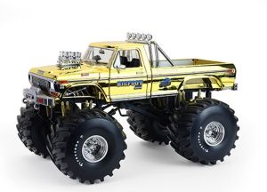 GREEN13715 - FORD F-250 1974 "BIGFOOT #1" Monster Truck - 50-jarig jubileum met figuurtje van Bob Chandler