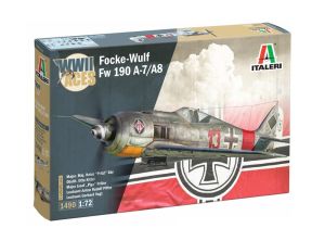 ITA1490 - FOCKE-WULF FW-190 A-8/F militair vliegtuig om te assembleren en te schilderen