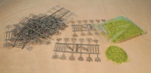 HEK1535 - Set wijnstokken met flocking - 120 stuks