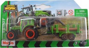 MST15590-F - FENDT 209 Vario met bosbouw-aanhangwagen (blisterverpakking)