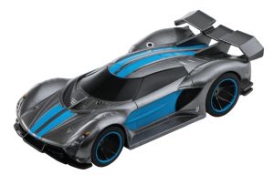CARRERA15817084-C - Grijs-blauwe "Tuning" Hyper Sportwagen (wrijvingsaandrijving)