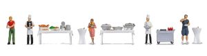 NOC16276 - 5 thematische beeldjes en accessoires - Buffet