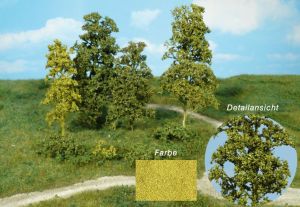 HEK1670 - 15 Bomen en struiken in natuurlijke vezels - lichtgroen