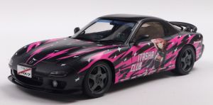 SOL1810605 - MAZDA RX7 FD3RS 1999 zwart en roze - SOLIDO WORKS ITASHA CLUB