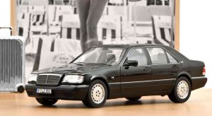 NOREV183045 - 1997 Mercedes-Benz S600 Obsidian Black Metallic