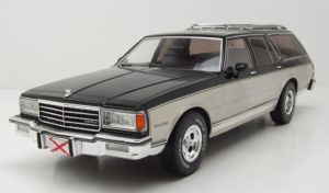 MOD18478 - Chevrolet Caprice Estate Wagon uit 1985, grijs en zwart.