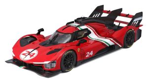 BUR16302 - FERRARI Racing 499P Modificata #24 Rood