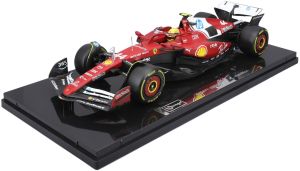 BUR16822H - Kristallen vitrine - FERRARI SF-25 #44 GP van Australië L. HAMILTON - Deluxe Edition