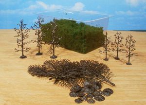 HEK1972 - Kit Bomen met flocken 6-12 cm - 15 stuks