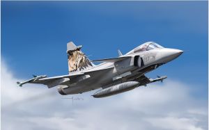 ITA1306 - JAS 39 Gripen gevechtsvliegtuig om in elkaar te zetten en te schilderen