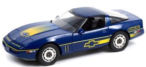 GREEN13597 - CHEVROLET CORVETTE C4 1988 Challenge Race Car Blauw en geel