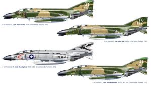 ITA1373 - F-4 Phantom D Aces-vliegtuig om te monteren en te schilderen