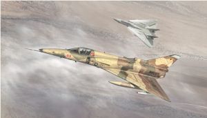 ITA1397 - F-21A Lion/Kfir C.1 gevechtsvliegtuig om in elkaar te zetten en te schilderen