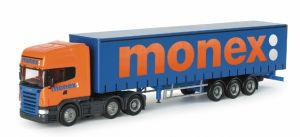 HER153140 - SCANIA R Topline 6x2 met 3 Assen MONEX aanhanger