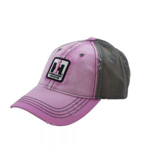 CAS15IH081 - IH "Roze en bruine" pet met jeanseffect