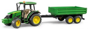BRU2108 - JOHN DEERE 5115 M met aanhangwagen Ech:1/16