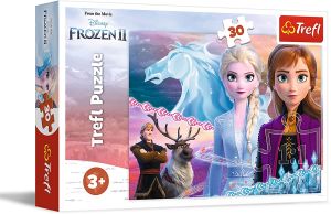 TRF18253 - Puzzel 30 stukjes THE FROZEN 2: De moed van de zussen