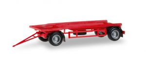 HER076289-002 - Aanhangwagen voor container Rood