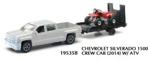 NEW19815D - Pick-up CHEVROLET Silverado 1500 met aanhanger en rode Quad
