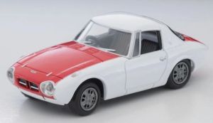TOMLV-215A - Toyota Sports 800 uit 1965, wit en rood.