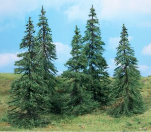 HEK2170 - 5 Kerstbomen 14-18 cm