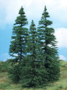 HEK2171 - 3 kerstbomen 18-22 cm