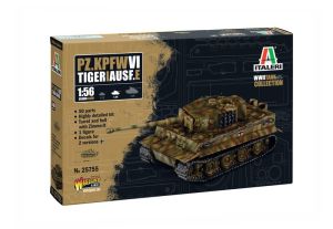 ITA25755 - Tank Pz. kpfw. VI Tiger I Ausf. E om te monteren en te schilderen