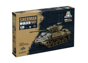 ITA25772 - SHERMAN M4A3E8 - Fury tank om te assembleren en te schilderen